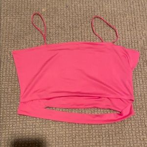 Pink tank top